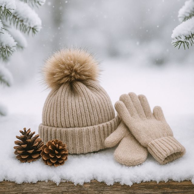 Collection Hiver 2025 Chic and Stock Accessoires chauds bonnet et gants